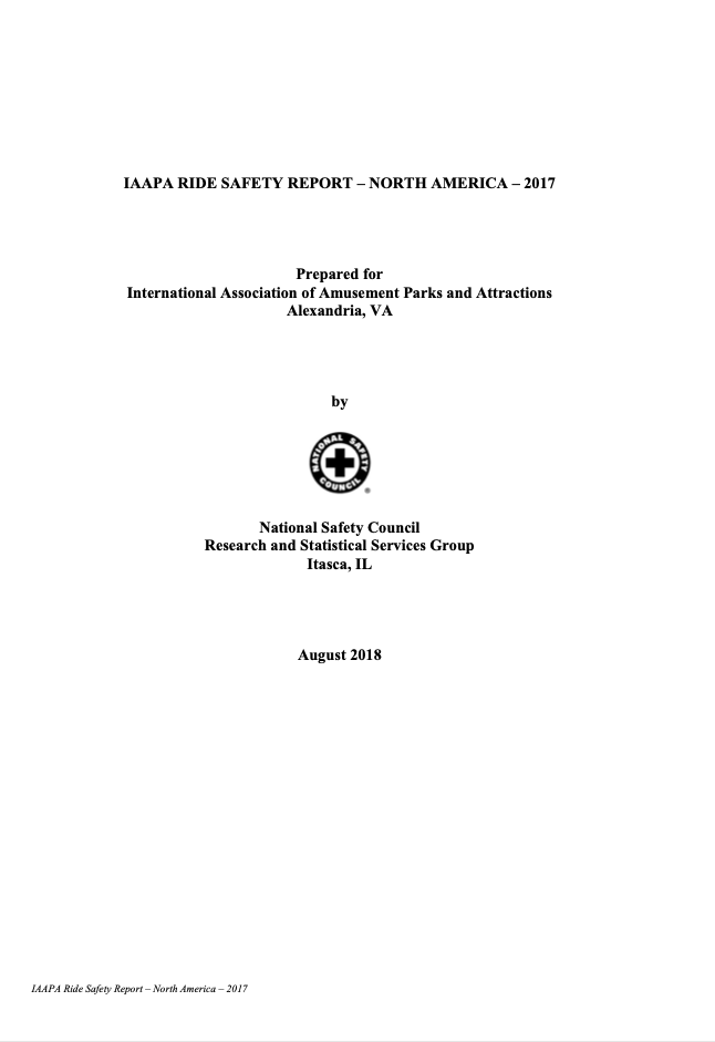 2017 - North America Fixed-Site Amusement Ride Safety Report