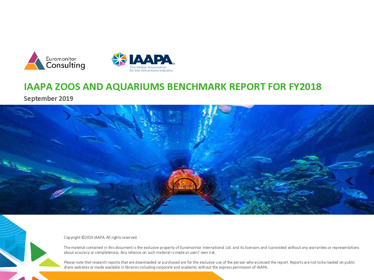 2019 IAAPA Benchmark Series - Zoos and Aquariums