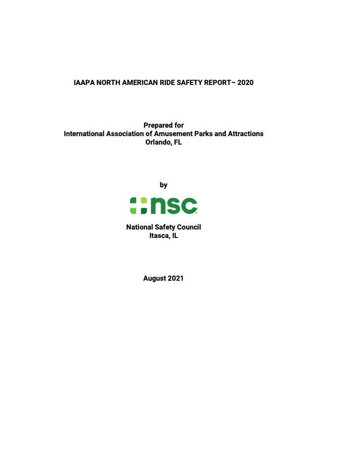2020 - North America Fixed-Site Amusement Ride Safety Report
