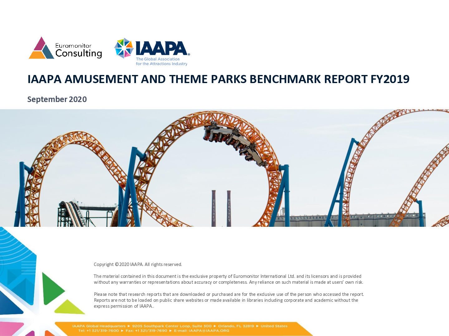 2020 IAAPA Benchmark Series - Amusement and Theme Parks