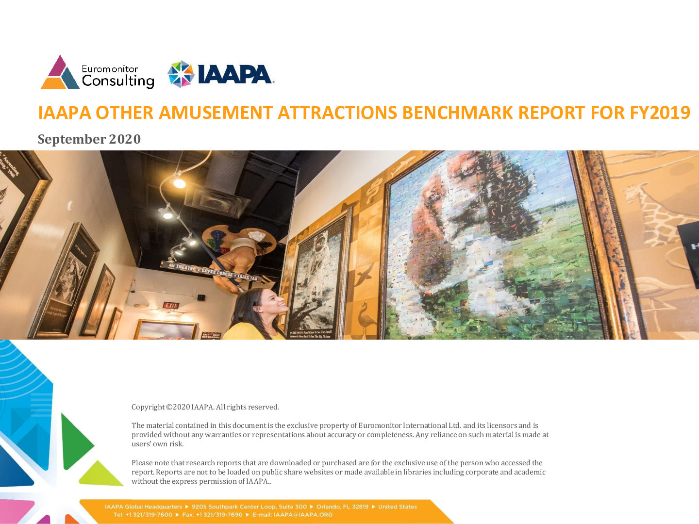 2020 IAAPA Benchmark Series - Other Themed Attractions
