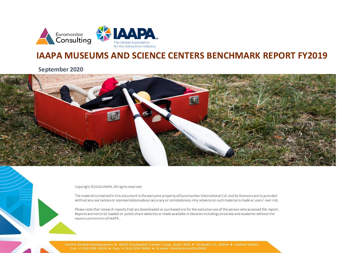 2020 IAAPA Benchmark Series - Museums and Science Centers