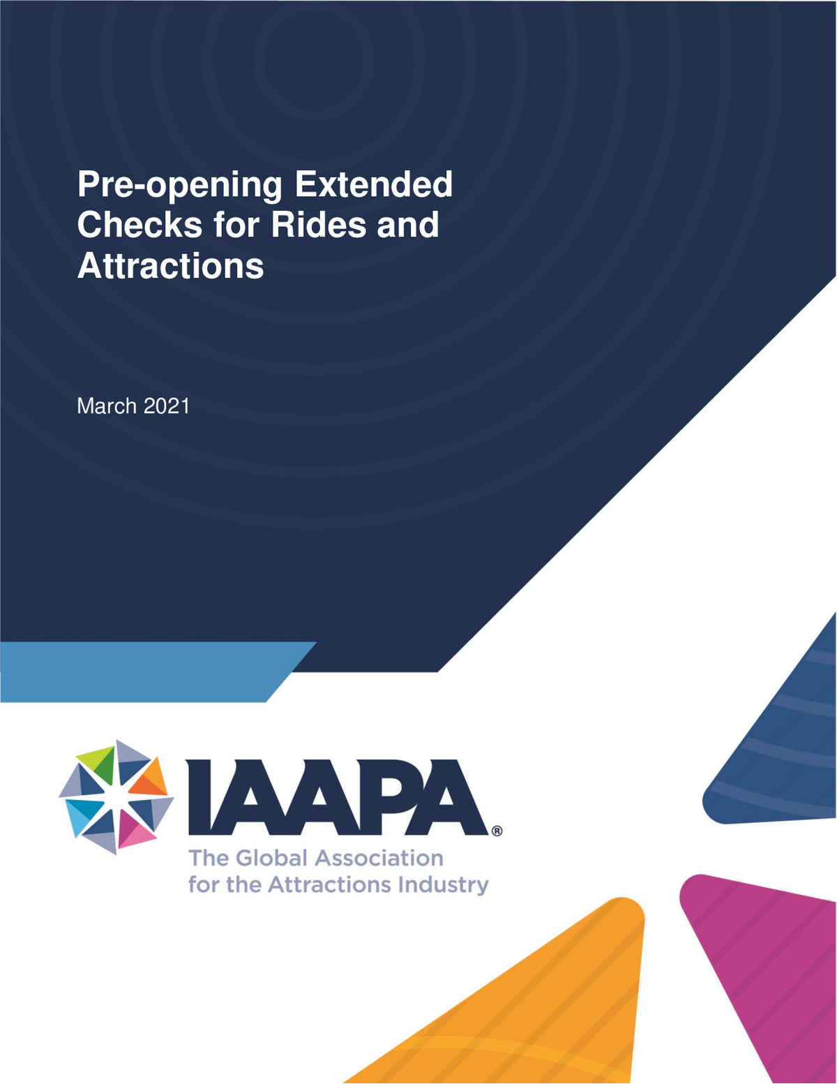 Preopening extended checks for rides and attractions