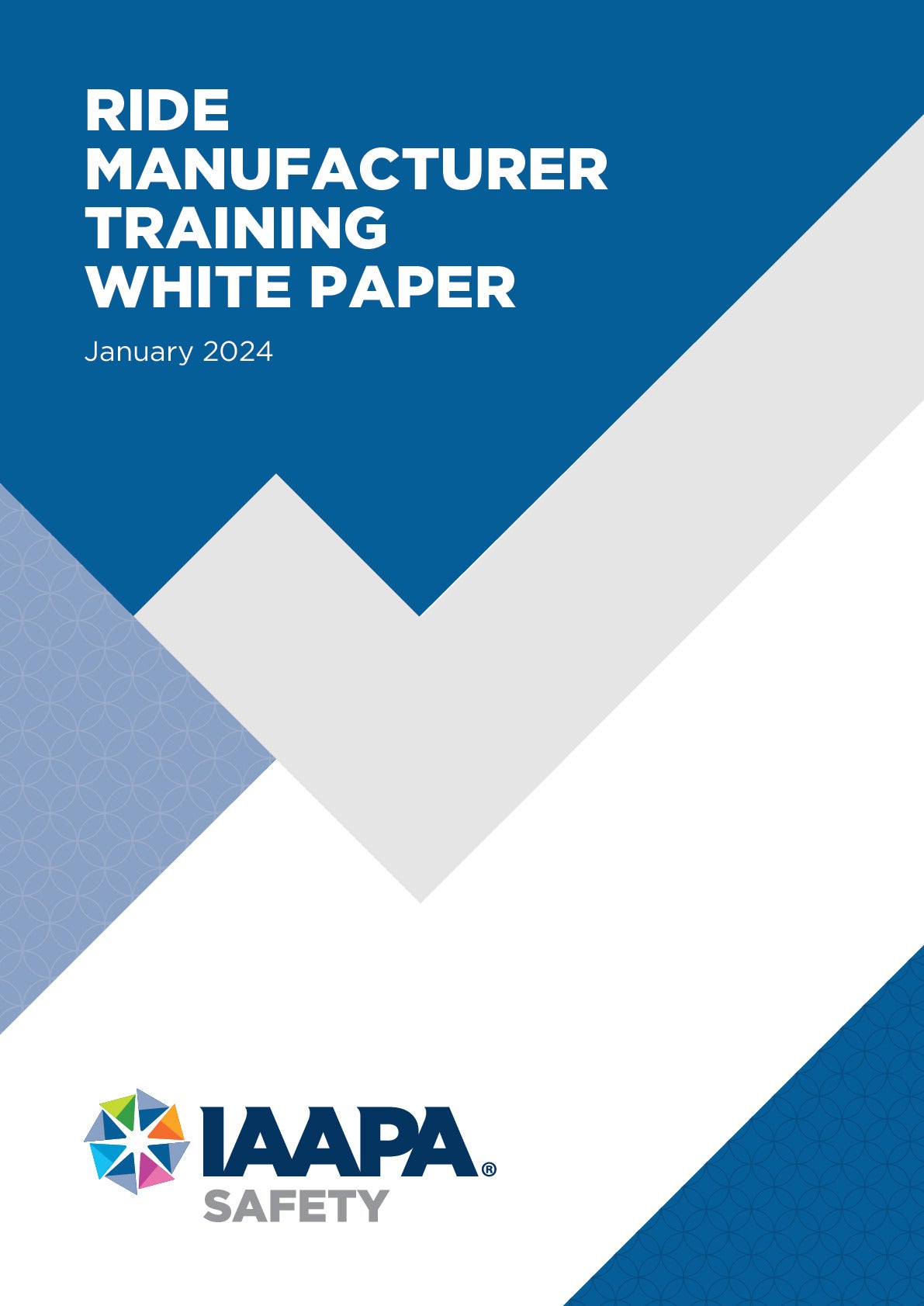Ride Manufacturer Training - White Paper